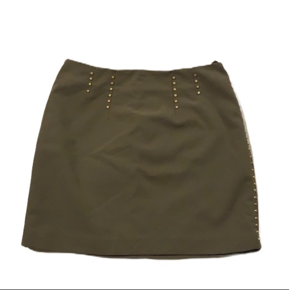 H&M Dresses & Skirts - H&M!! NWOT Army Green Gold Studded Skirt!